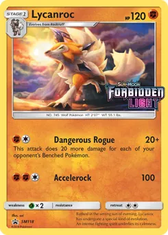 SM Black Star Promos Lycanroc Pokémon card